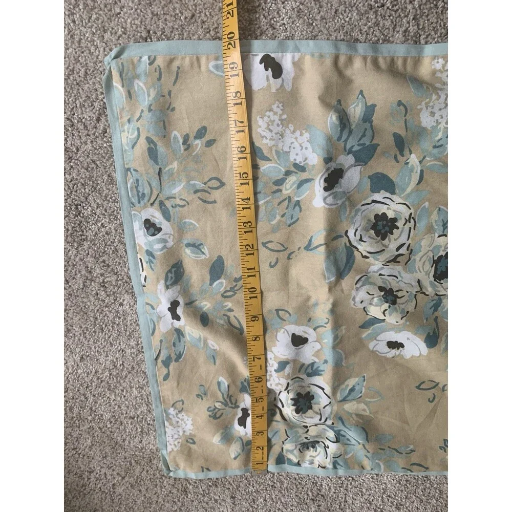 Madison Park  King duvet cover set Teal, Gray, White, Tan Shabby Chic